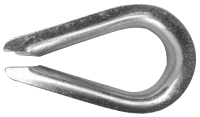 3/16" GALV WIRE ROPE THMBLE